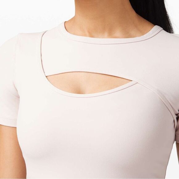 Lululemon Get Centred Short Sleeve Misty Pink Size 8 - Picture 2 of 12